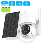 Saulės energija maitinama WiFi i&scaron;orinė kamera 1080P PIR žmogaus detekcija