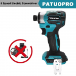 5 greičių bevielė elektrinė suktuvas 1/4 colio Makita 18V baterijoms