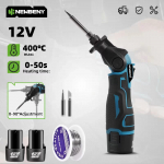 NEWBENY 30W elektrinė litavimo pistoleta 12V akumuliatoriui 400℃ temperatūra