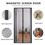 Magnetinis uodų tinklas automati&scaron;kai užsidarantis durų ekranas 80-120cm
