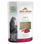 Almo Nature HFC Natural Vi&scaron;tienos ir vi&scaron;tienos drėgnas maistas suaugusiems katėms, 55 g