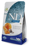 Farmina N&D Cat Grain Free Herring Pumpkin Orange be grūdų sausas maistas suaugusioms katėms su silkėmis, moliūgu ir apelsinais, 300 g