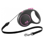 Trixie Flexi Black Design Virvinė pavadėliai &scaron;unims, M, 5 m, iki 20 kg