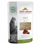 Almo Nature HFC Jelly Tunų filė ir jūros dumbliai žele, suaugusioms katėms, 55 g