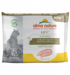 Almo Nature HFC Natural Vi&scaron;tienos filė Megapack drėgnas maistas suaugusioms katėms, 6x55g