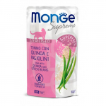 Monge Supreme Tuna With Quinoa & Green Beans sterilizuotiems suaugusiems katėms, 80 g