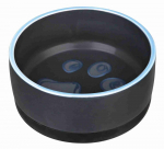 Trixie Ceramic Bowl With Rubber Bottom keraminis dubenėlis &scaron;unims ir katėms su neslystančiu dugnu, 0.4 l/&oslash; 12 cm