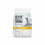 RAW Paleo Ultra Mini Adult Turkey be grūdų monoproteininis sausas maistas mažų veislių suaugusiems &scaron;unims, 750 g