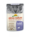 Almo Nature Holistic Digestive Help pauk&scaron;tienos drėgnas maistas katėms vir&scaron;kinimo palaikymui, 70 g