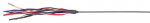 Trixie Playing Rod me&scaron;kerė katėms su odinėmis juostelėmis, 65 cm
