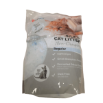 Flamingo Silica Regular Large silikono kraikas katėms su didelio dydžio kristalais, didelė absorbcija, 5 L (2 kg)