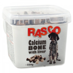 Rasco Calcium Bone With Liver kaulų formos skanėstai &scaron;unims su kalciu ir kepenimis, 550 g