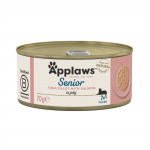 Applaws Tuna With Salmon In Jelly visavertis drėgnas maistas katėms-senjorams, 70 g