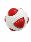 GimDog Gimborn Dog Sensory Ball Extra tvirtas TPR kamuoliukas &scaron;uniui su cyptuku ir skirtingomis tekstūromis, 9,8 cm