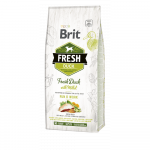 Brit Fresh Duck Millet Active Run & Work sausas pa&scaron;aras suaugusiems aktyviems &scaron;unims, 12 kg