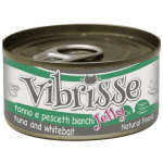 Vibrisse Jelly Tuna&Whitebait želė konservai katėms su tunu ir smulkiomis žuvytėmis, 70 g