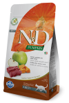 Farmina N&D Cat Grain Free sausas maistas suaugusioms katėms su elniena, moliūgu ir obuoliais, 300 g