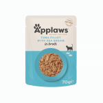 Applaws Tuna Fillet With Sea Bream konservai suaugusiems katėms su tuno filė ir jūros karosa, 70 g