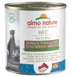 Almo Nature HFC Natural Tunų ir menkių drėgnas maistas suaugusiems &scaron;unims, 290 g
