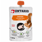 Ontario Chicken Fresh Meat Paste kačių skanėstas su vi&scaron;tiena, 90 g