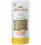 Almo Nature HFC Mini Food Vi&scaron;tienos filė skanėstas katėms, 3 g