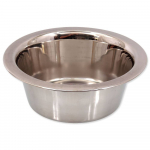 Dog Fantasy Bowl Inox nerūdijančio plieno dubuo &scaron;unims ir katėms, 0,38 l, 13 cm skersmens