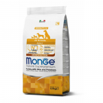 Monge All Breeds Adult Monoprotein Turkey with Rice and Potatoes sausas maistas visų veislių suaugusiems &scaron;unims, 2,5 kg