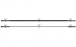 Stipinai - Sapim CX-Ray Straight 2-2.3-0.9-2.0 x 298 mm