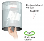15W Reguliojamas LED pavir&scaron;inis &scaron;viestuvas FRESH C1026, 50&deg;, 3000K