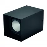 Lubinis LED &scaron;viestuvas 15W, 3000K, juodas