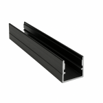 LED profilis VLT-XT-979, 3000mm, spalva: juoda