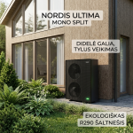 NORDIS ULTIMA MONO oras-vanduo 16.5kW &scaron;ilumos siurblių be KV talpos