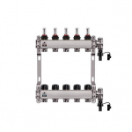 Kolektorius INOX 4 ž su srauto matuokliu L-310mm WIGELL