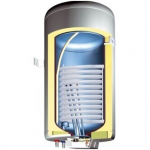 Gorenje Tiki GBK 120 E5 LN (kairinis) kombinuotas vandens &scaron;ildytuvas 120l.