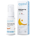 OSAVI Melatoninas su pasifloros ekstraktu, vy&scaron;nių skonio (25 ml / 0,84 fl. oz.)