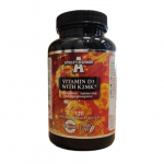 Vitaminas D3 su K2 MK7 &ndash; 120 kapsulių