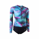 2027 ION Water Bottom Swimsuit LS women 42/XL / 021 tropical-palm-glitch