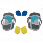 2023 Duotone Kiteboarding Entity Ergo Pads (SS20-SS23) (1pair) M / C50:grey-turquoise