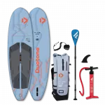 2026 Duotone SUP iSUP Package Flow Air SLS (FAS ed.) 10'4'' / C54:cyan-blue