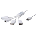 DIGITUS USB 2.0 &scaron;akotuvas, 4 USB jungtys (atidaryta pakuotė)
