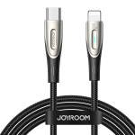 Joyroom SA27-CL3 įkrovimo laidas, USB-C&ndash;Lightning, 30 W, 1,2 m, juodos spalvos