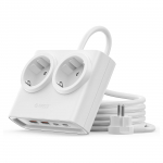 Orico PDC25 25W 6in1 prailgintuvas 2x AC + 2x USB-A + 2x USB-C - baltas