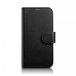 iCarer 2in1 odinis dėklas-piniginė iPhone 14 Plus su Anti-RFID &ndash; juodas