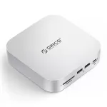 Sidabrinė Orico MiniLink 9-in-1 prijungimo stotelė
