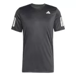 Adidas Club Tennis Climacool 3-Stripes Tee &ndash; Black