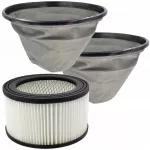 Filtrų rinkinys židinio pelenų siurbliui Powermat PM-ESP-2000, 2 vnt., 160 &times; 90 &times; 112 mm
