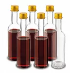 Stikliniai buteliukai su dangteliais Tadar Anis, 6 vnt., 50 ml