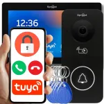 Spreest Wi-Fi vaizdo domofonas su 7 colių jutikliniu ekranu, RFID skaitytuvu ir vartų valdymu