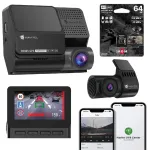 Automobilinis vaizdo registratorius NAVITEL RS985 su 4K UHD, Wi-Fi ir GPS