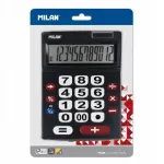 Automatinis skaičiuotuvas Milan 151712BL su labai dideliais mygtukais ir ekranu, 22,5 &times; 14 &times; 3 cm